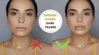 Grosses lèvres avec du MAKEUP SEULEMENT! 💉 (Effet fillers)