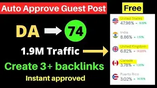 Free Guest Post Site High DA PA with Do follow Links
