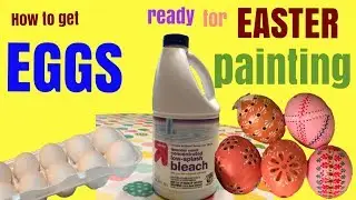 How to get ready ( clean ) eggs for Easter painting, cistenie vajicok chlorom by Gitka Schmidtova