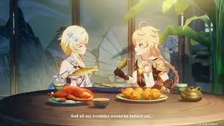 Aether and Lumine Reunion Cutscene, spoiler free Xianyun story