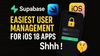 Supabase + SwiftUI: Easiest User Management for iOS 18 Apps (Shhh!)
