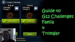 Guide to G12 Challenges for FAELIA and TROMGAR - Dragon Champions