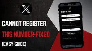 Twitter - We CANNOT Currently Register This Phone Number