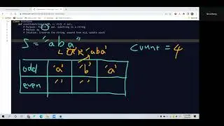Leetcode 647. Palindromic Substrings. Dynamic Programming. Python