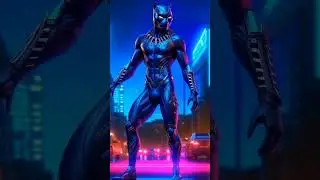 Black Panther Comes to Life: Animated Photos! #marvel #superhero #animatedphotos