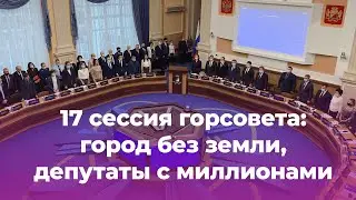 17-я сессия горсовета: город без земли, депутаты с миллионами