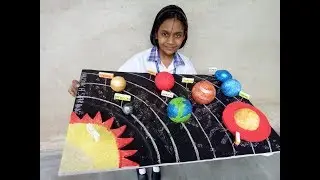 My 3D Solar System Model || Solar System Project  for Kids || School Science Project