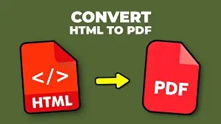 How to convert HTML file to PDF in mobile - No Software Required