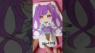 keqing blind bag! 💜