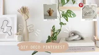 ✨DIY DECO MAISON - Inspiration Pinterest (Fimo, récup, peinture texturée) Tendance 2021✨ idoitmyself