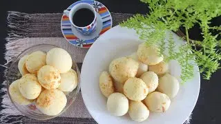 PÃO DE QUEIJO COM APENAS 3 INGREDIENTES / FÁCIL FÁCIL