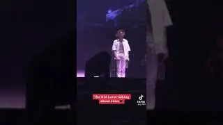 The Kid Laroi pays tribute to Juice wrld at a concert