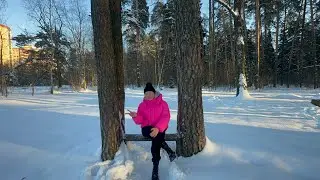 Прогулка по лесу в Подмосковье🌳Если хочешь прогуляться с нами , смотри видео до конца ❤️