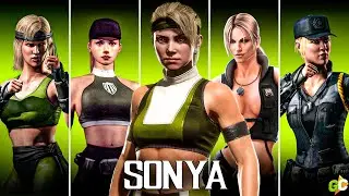 Mortal Kombat SONYA Evolution 1992-2019 | 2K 60FPS