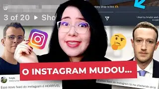 NOVO FEED DO INSTAGRAM + MOSTRAR TUDO NOS STORIES | o que mudou no instagram  #novofeed #mostrartudo