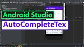 18. Android Studio ile AutoCompleteTextView Kullanımı