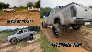 Off roading pe Jhoota ka 4x4 Gear broken 😭 rescue krna pdha gypsy ko 😞