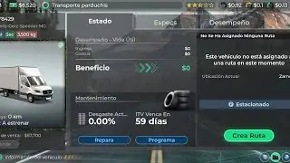 truck manager como crear una ruta