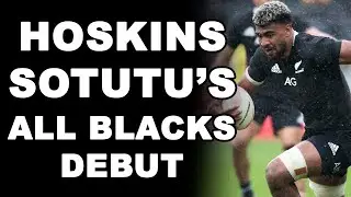 Hoskins Sotutu's All Blacks Debut