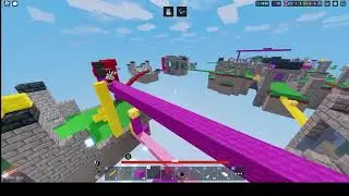 Chill Lucky Blocks Gameplay (Roblox Bedwars)
