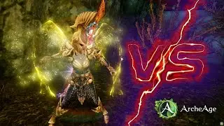 Эфен сет в деле! Archeage 8.5 Характеристики моего персонажа и урон.