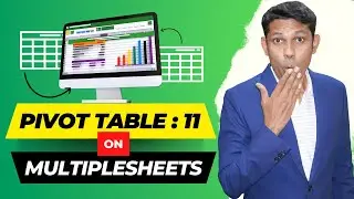 This is also possible in Pivot table | Pivot Table on multiple sheets