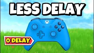 How To Get Less Input Delay on Controller! 🎮 (Reduce Controller Delay in Fortnite Chapter 3!)