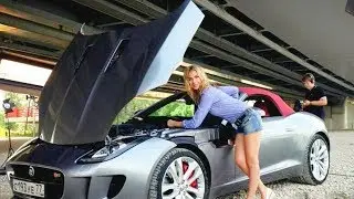 2017 Jaguar F-Type Cabrio Drift Test Drive Nasty Girl