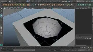 Autodesk Maya: Boolean Cut and Hard Surface Modeling
