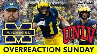 Michigan Football OVERREACTION Sunday - JJ McCarthy Heisman, Donovan Edwards SLOW Start, + D-Line