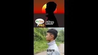 TUTORIAL MEMBUAT EFEK SILUET sunset