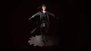 3D Model T-Pose Theresa Character