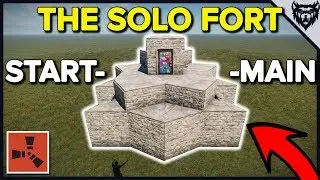 RUST - The Solo Fort - Solo Rust Bunker Base Design (2019)