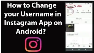 how to change profile photo on Instagram?/how to change username on Instagram?#mobile