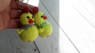 Пасхальные цыплята крючком