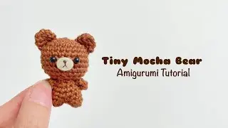 Tiny Brown Bear Amigurumi Crochet Tutorial | Step by Step | FREE PATTERN