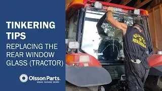 MEKARTIPS STEFAN HILDINGSSON – Byte av bakruta på en traktor
