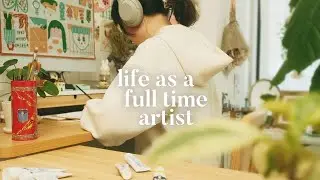 Overcoming the Fear of Creating as an artist | Art Vlog