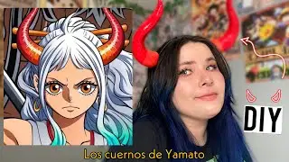 👹DIY / Como hacer los cuernos de YAMATO DESDE 0✨ One Piece TUTORIAL💫