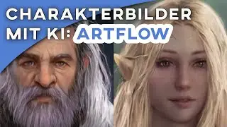 Artflow - Charakterportraits von KI erstellen lassen | Pen and Paper Tools
