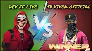 I defeat Dev ff Live on his live stream 😈 @Lifesucks077  #ffmontage @S8VivekOfficial #freefire