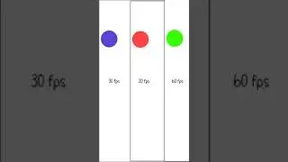 30 fps vs 20 fps vs 60 fps  #shorts