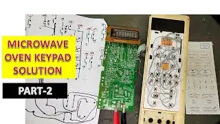 {903} microwave oven membrane keypad not working - part 2