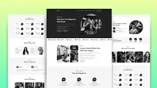 Master Responsive Website Design : Hair Salon Website HTML CSS and JavaScript 🔥