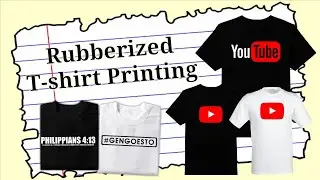 Rubberized T-shirt Printing | Gen Mariano