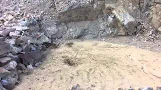 A Succesful Check Dam in Early Development/ سد في وادي الخانق مشروع البيضاء