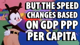 Yakko's World But The Speed Changes Based On Per Capita Income