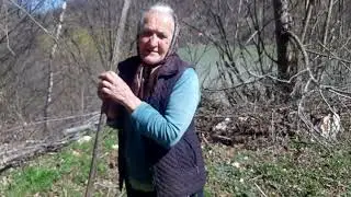 Satul înghițit de steril, turlă a bisericii se mai observă puțin. Localitatea Lupșa, sat Geamăna.