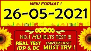 🔥IELTS LISTENING PRACTICE TEST 2021 WITH ANSWERS | 26.05.2021 | IELTS Listening test