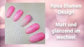 Rosa Design mit Blumen
